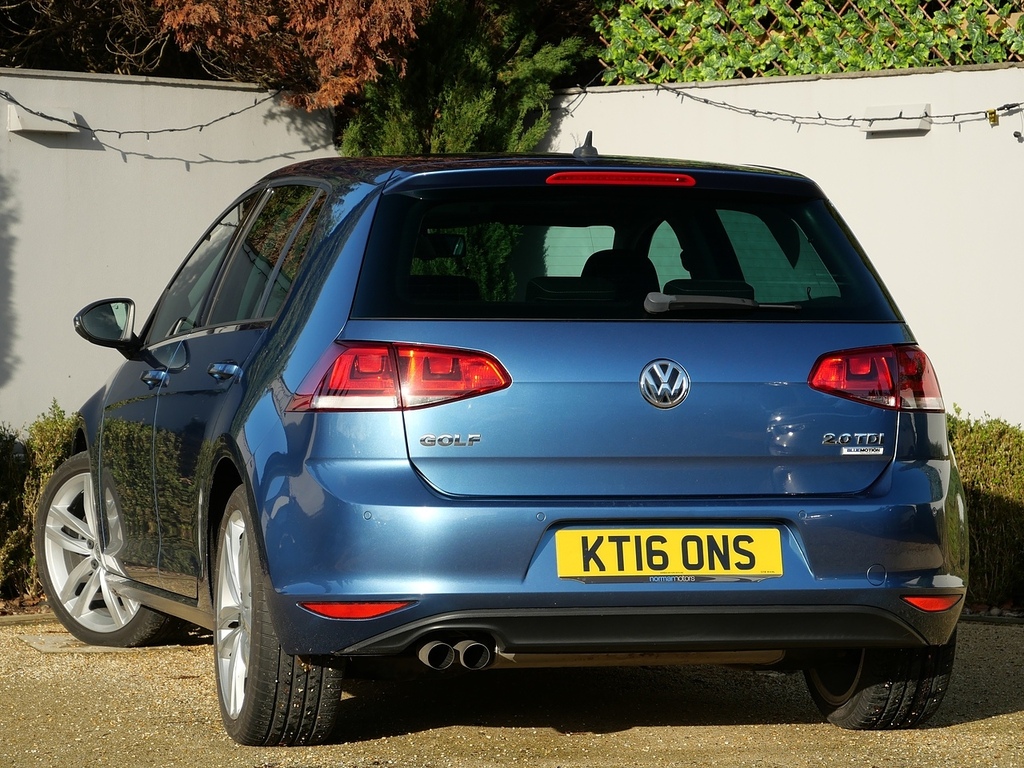 Volkswagen Golf 2.0 Tdi Bluemotion Tech Gt Edition Hatchback D Blue #2